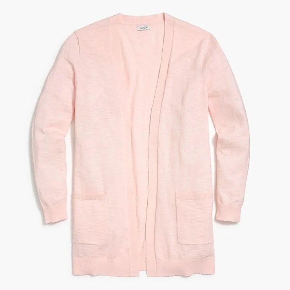J. Crew slub open cardigan